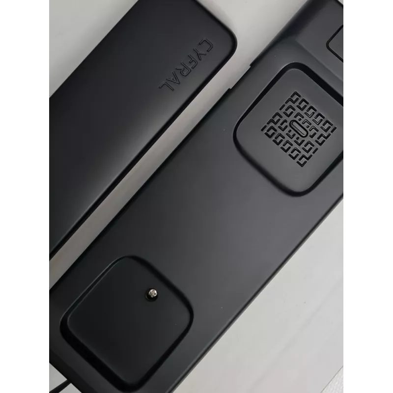CYFRAL Baltic 5P preto telefone de intercomunicador áudio de 4,5,6 fios