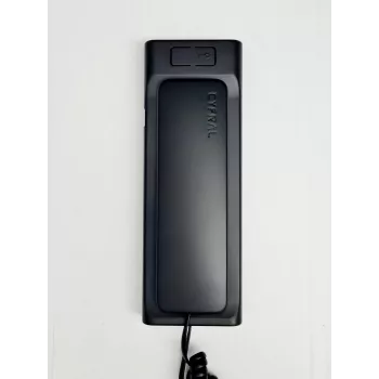 CYFRAL Baltic 5P preto telefone de intercomunicador áudio de 4,5,6 fios