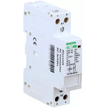 GACIA HC 2P/25A 2NO 230V contactor modular 2 polos 25A 230V AC