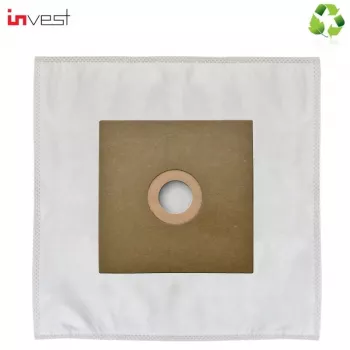 Invest Eco Sacos sintéticos universais para aspirador com pega de corte (4 unid.)