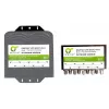 AXING SUMATOR DIGISAT QUAD+TV DQTC-104 Multiswitch 8 entradas de satélite 1 entrada terrestre 4 saídas de participante