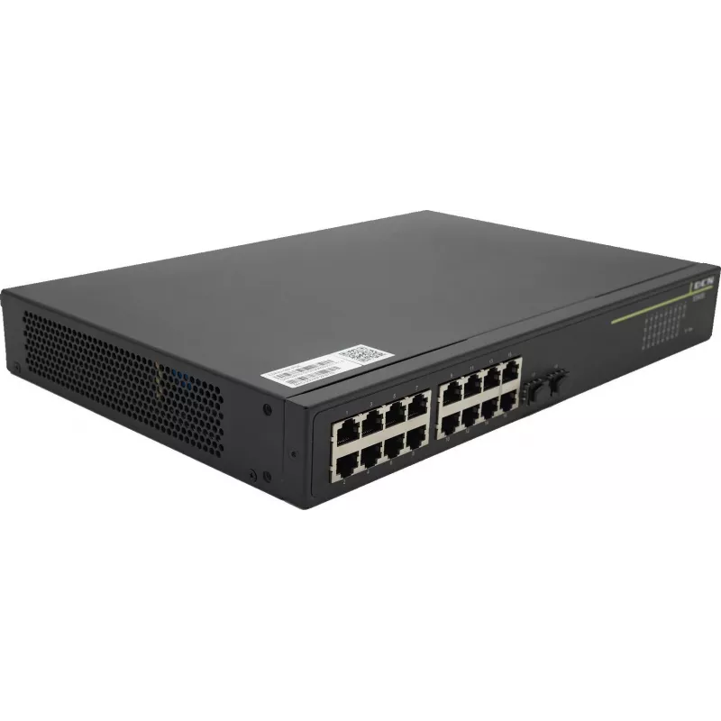 DCN ES430-18P-POE Switch gerido Layer 2 16x PoE+ 2x SFP 250W