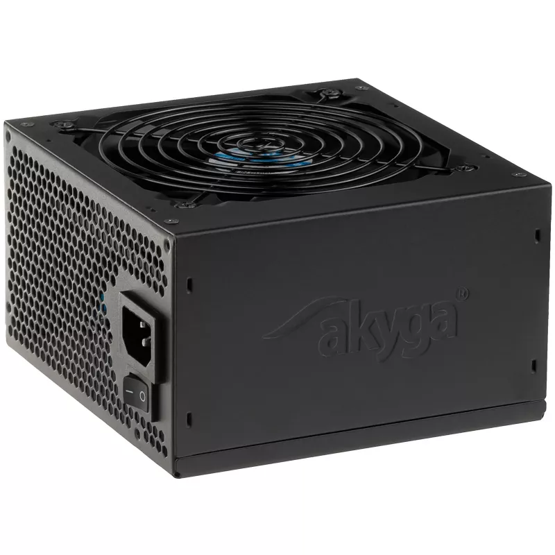 Fonte de alimentação ATX Akyga Ultimate AK-U4-600 600 W, 80 PLUS Bronze, PFC ativo, ventoinha de 120 mm