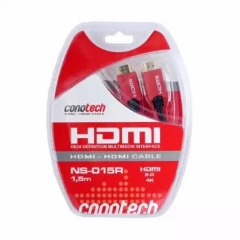 Cabo HDMI 2.0 CONOTECH NS-015R 1,5m preto