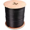 Cabo coaxial CONOTECH NS-752 NS100 TRI com gel preto - rolo 300m