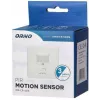 Detetor de movimento PIR ORNO OR-CR-205, 360°, 6 m, 230 V, branco, montagem encastrada no teto