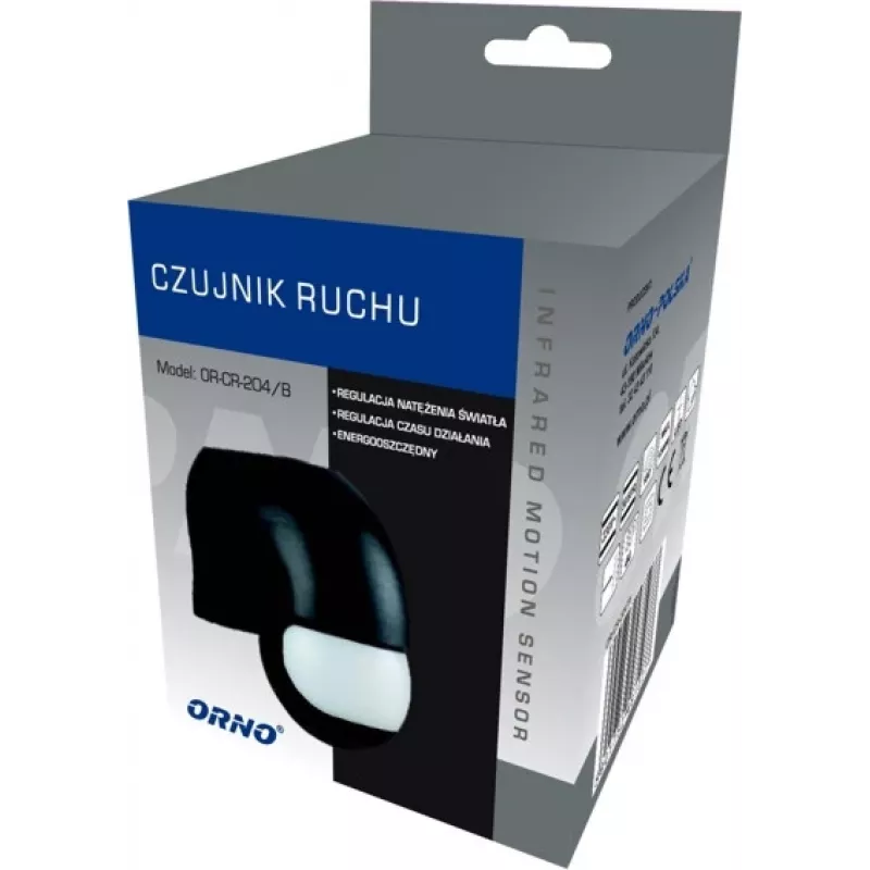Detetor de movimento PIR ORNO OR-CR-204/W branco