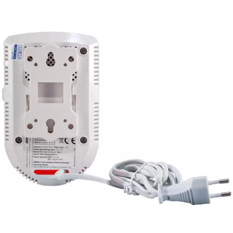 Detetor de gás natural (metano, GNC, GNL) ORNO OR-DC-614 230V
