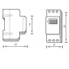 Temporizador digital ORNO OR-PRE-414, calha DIN, 230V AC, 16A, 1 canal