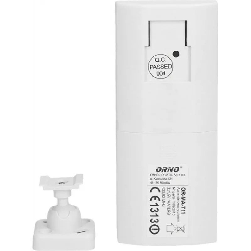 Sirene de alarme exterior ORNO OR-MA-711 com sirene incorporada, 110 dB, 12V DC, branco