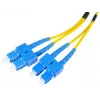 Cabo de fibra ótica patch cord monomodo duplex SC/UPC a SC/UPC 2m OPTIX