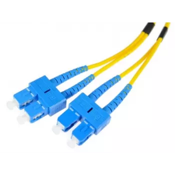 Cabo de fibra ótica patch cord monomodo duplex SC/UPC a SC/UPC 2m OPTIX