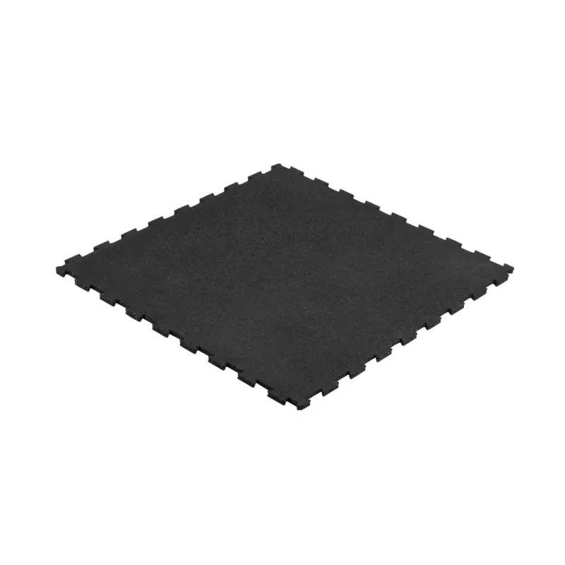 Tapete puzzle para pavimento REBEL 1m 20mm preto