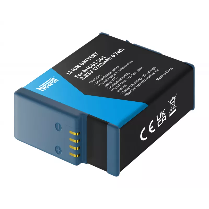 Bateria de substituição Newell AHDBT-901 para GoPro 9 / 10 / 11 / 12