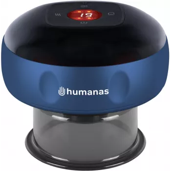 Humanas BB01 Plus Aparelho de massagem eletrónico com ventosas - Azul