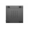 Lanberg Armário rack de chão 19 polegadas 18U 600x600 Preto com porta perfurada (Flat Pack)