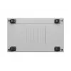 LANBERG Armário de chão 19 polegadas 42U 600x1000 mm Cinzento, porta de vidro temperado, ecrã LCD, Flat Pack