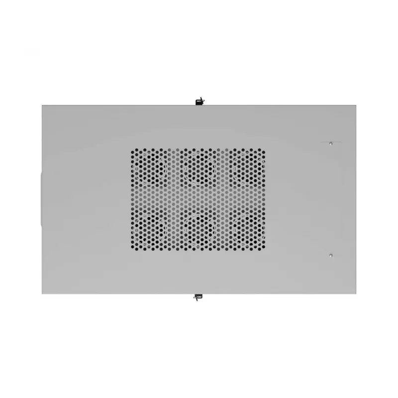 LANBERG Armário de chão 19 polegadas 42U 600x1000 mm Cinzento, porta de vidro temperado, ecrã LCD, Flat Pack