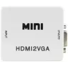 PULSAR Conversor HDMI para VGA com áudio - Preto