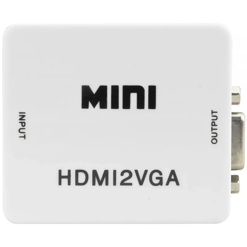 PULSAR Conversor HDMI para VGA com áudio - Preto