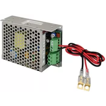 Pulsar PSB-12V3A Fonte de alimentação com buffer 13,8V/3A, encastrar, entrada 170-260V AC, saída 12-15V DC ajustável, para baterias de chumbo 12V 7-40Ah