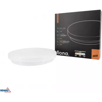 KAFLER FIONA Plafonier LED 12W 3000/4000/6500K 1200lm IP20 Branco