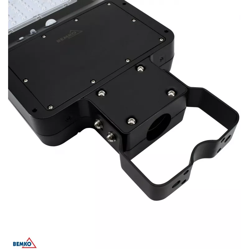 BEMKO SOLGER Candeeiro de rua LED solar 40W 6000LM 3000/4000/6000K IP65 Preto com sensor PIR