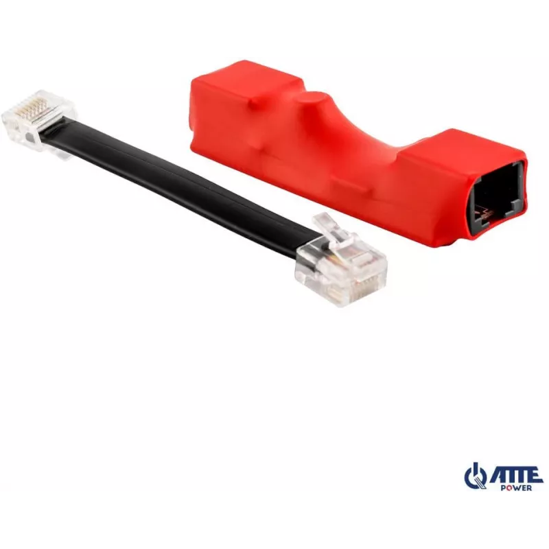 ATTE ASUC-15-480-HS Adaptador PoE passivo, entrada 10-30V DC, saída 48V DC 15W, 0,31A, RJ45, montagem na parede, preto