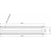 ATTE ADD-RACK2U1 Adaptador de montagem em rack 2U 19 polegadas com orifícios de montagem simples, preto