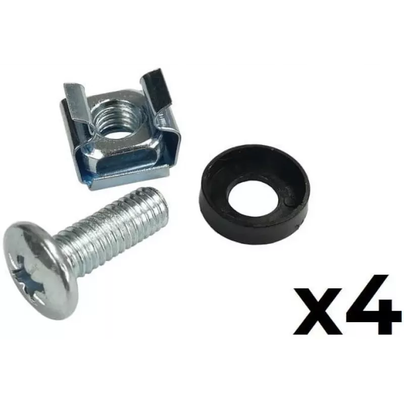 ATTE ADD-RACK2U2 Adaptador de montagem embutida 2U rack 19 polegadas preto