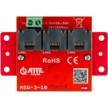 ATTE ASW-3-10 Switch não gerido 10 portas 10/100 Mbps de secretária