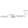 ATTE SDIP-12-240 Adaptador PoE+ 30W calha DIN Gigabit