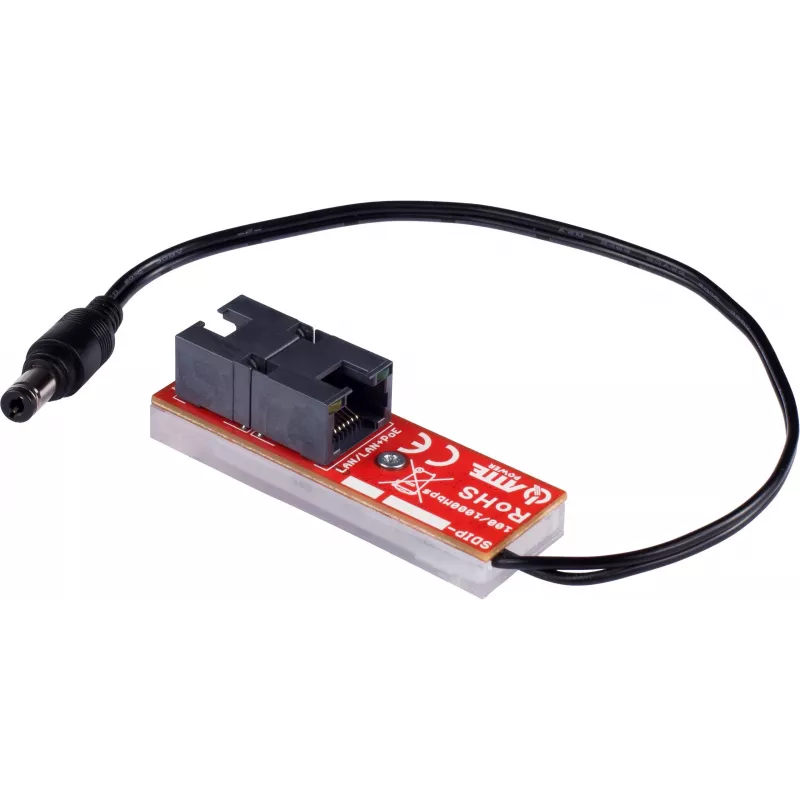 ATTE SDIP-12-124 Injetor PoE passivo 12V 24W Gigabit calha DIN