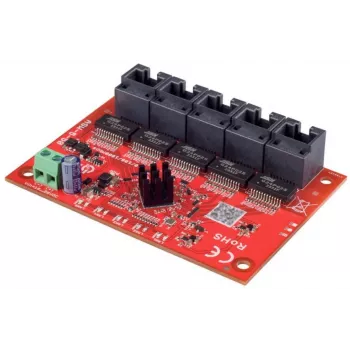 ATTE ASW-5-50-OF Switch PoE não gerido de 5 portas, 4 portas PoE, orçamento 50W, 10/100 Mbps, caixa metálica