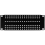 ATTE ADD-RACK10-2U1 Adaptador de montagem em rack 10 polegadas 2U com orifícios retos, preto
