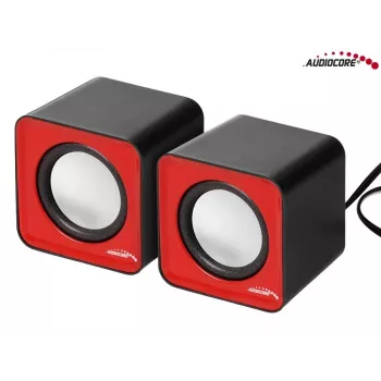 AUDIOCORE AC870R Altifalante estéreo USB 2.0 6W preto