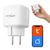 GreenBlue Tomada WiFi com controlo remoto, Android/iOS/Alexa/Google Home, temporizador, medidor de watts, máx 16A/3840W, GB735 W