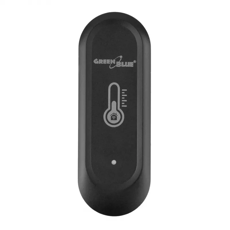 GRB GREENBLUE GB741 Sensor de temperatura e humidade WiFi exterior, Android/iOS, 3,0 V DC, 2xAAA, IP65