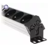 DELTA PD-7K/RACK Régua de tomadas Schuko 7 tomadas 1U montagem em rack 230V 10A 2300W cabo 3m preto