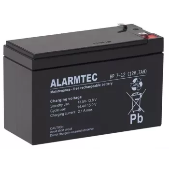 ALARMTEC BP 7-12 bateria AGM 12V 7Ah chumbo-ácido selada
