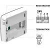 Termostato de ambiente com fios R-S1 preto Tech Sterowniki