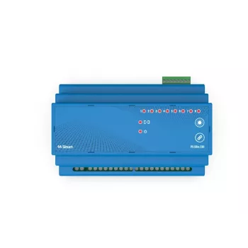 Tech Sterowniki PS-08M 230 relé com fios para calha DIN, azul