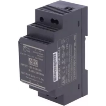 Tech Sterowniki ZS-24/30 fonte de alimentação para calha DIN 24V DC 30W preto