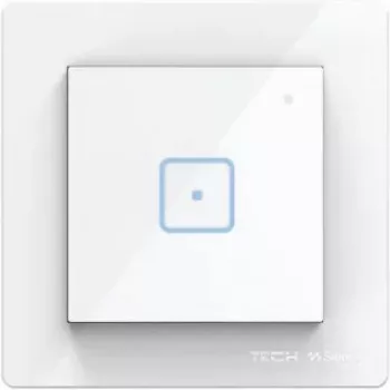 Tech Sterowniki FS-01m interruptor de luz unipolar com fios, branco