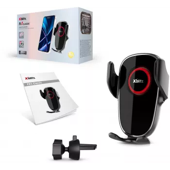 Xblitz FX1 suporte de telemóvel clássico para automóvel – suporte para painel e para-brisas com ventosa