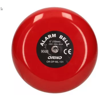ORNO OR-DP-ML-131 campainha escolar 230V AC 85dB vermelho aço