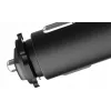 MBG Line HC67C adaptador duplo para tomada de isqueiro com 3 portas USB-A, 120 W, preto