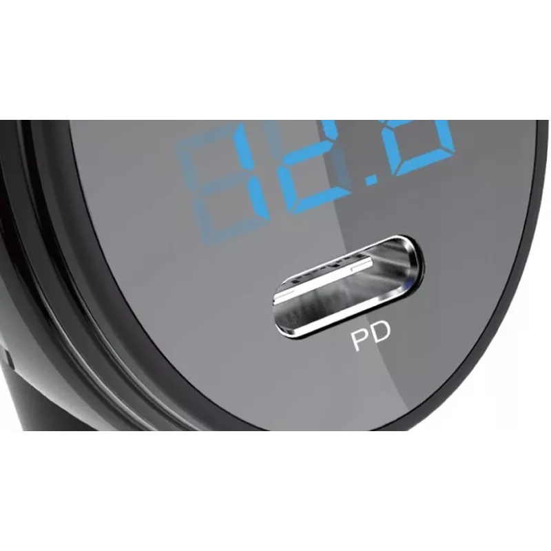 MBG Line HC67C adaptador duplo para tomada de isqueiro com 3 portas USB-A, 120 W, preto