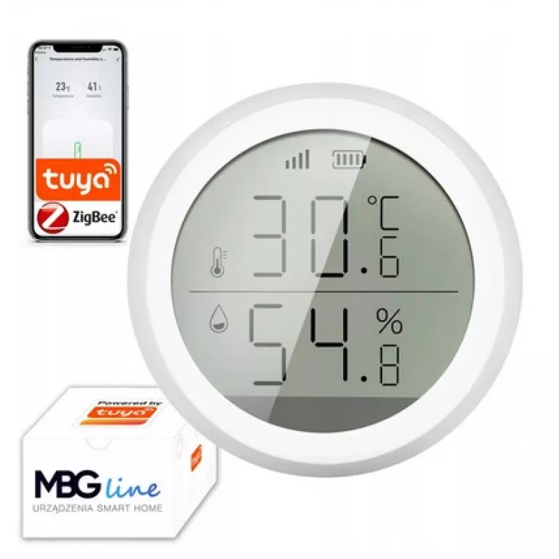 MBG Line ZigBee HS01 sensor de temperatura e humidade