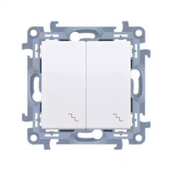 KONTAKT SIMON 10 Módulo interruptor universal branco 2x terminais de parafuso 10AX 250V